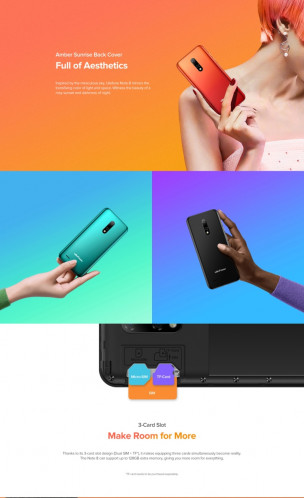 [Entrepôt HK] Ulefone Note 8, 2 Go + 16 Go, Deux caméras arrière, identification de visage, 5,5 pouces Android 10,0 GO MKT6580 Quad-core jusqu'à 1,3 GHz, réseau: 3G, double SIM (vert) SU494G1210-017